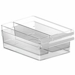 Rotho LOFT Koelkast Organizer Set 3-delig Transparant
