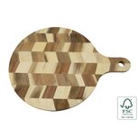 Snij-Serveerplank Acaciahout met Ophangoog 40x30x1.4 cm