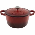 Tomado Gietijzeren Braadpan 24 cm Rood
