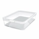 Rotho CAUMA Koelkastorganizer 27x18.4x6.2 cm 2.6L Wit/Transparant