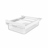 Rotho CAUMA Koelkastorganizer Schuiflade 23x28.1x8.2 cm 2.6L Wit/Transparant