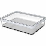 Rotho LOFT Vleeswarendoos 20x15x5 cm 1L Wit/Transparant