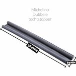 Michelino Tochtstrip 96x3 cm Foam/Grijs