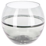 Light &amp; Living Glazen Theelichthouder Solis 15 cm Grijs/Transparant