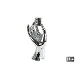 Kandelaar Hand 10x8x21 cm Zilver