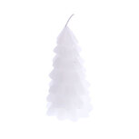 Kerstboom Kaars Wit 6,5x12,5 cm