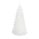 Kerstboom Kaars Wit 10x10x20cm