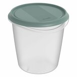 Rotho ELEMENTS Koelkast Bewaardoos Rond 1.5L Mistletoe Groen/Transparant