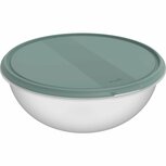 Rotho ELEMENTS Koelkast Bewaardoos Rond 0.4L Mistletoe Groen/Transparant