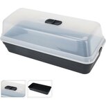 Kweekbak 53x23x20 cm Antraciet/Transparant