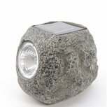 Solarlamp Steen Grijs/Polyresin