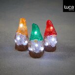 Luca Lighting Decoratie LED Kabouter + Timer Assorti