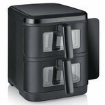 Severin Severin S-Fry Duo Stack Heteluchtfriteuse 2x5.5L 2800W Zwart