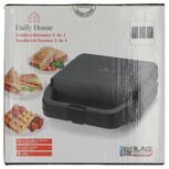 Daily Home Tosti Wafelijzer Set Zwart