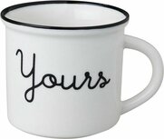 Dutch Rose Zwart/Wit Beker Yours Wit