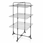 Leifheit 81470 Classic 270 Droogtoren 3 Etages 27 m Drooglengte 126x68x68 cm Zwart