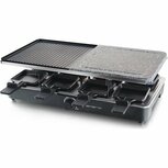 Emerio RG-110035 Raclette + 8 Pannetjes Zwart