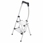 Hailo 4302-301 K100 TopLine Trap 2 Treden Zilver/Zwart