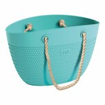 Linda Bag Sea met Touw Handvatten 50x41 cm Turquoise