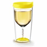 Asobu Vino Opener Cup 350 ml Geel/Transparant