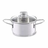 Fissler Snacky Kookpan + Deksel 12 cm RVS/Glas