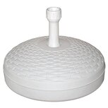 Parasolvoet Rotan-Look Wit