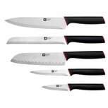 Richardson Sheffield Mira Messenset 5-delig Zwart/Rood