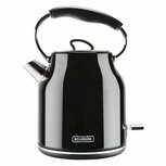Bourgini Retro Waterkoker 1.7L 2200W Zwart