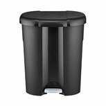 Rotho Pila Afvalscheider 10L+2x15L Zwart