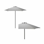 Parasol 230x220 cm Grijs