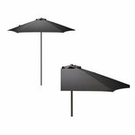 Parasol 230x220 cm Antraciet