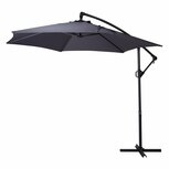 Hangende Parasol 300 cm Antraciet