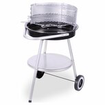 BBQ Barbecue 47x77 cm Zwart/RVS