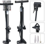 Excellent Houseware Fietspomp Staand 60cm Zwart