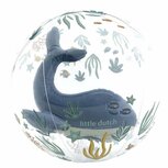 Little Dutch Ocean World Strandbal 3D 35 cm Transparant