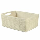 Curver Opbergmand Jute-Look 12L Cr&egrave;me