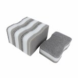 Clean Home Schuursponsen 4 Stuks Zwart/Grijs