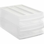 Rotho SYSTEMIX Design Ladekast met 2 Lades 39.5x25.5x20.3 cm Wit
