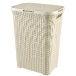 Curver Style Wasmand met Deksel 60L Wit