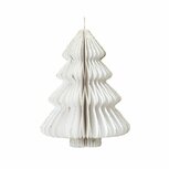 Decoris Papieren Boom 11.3x15 cm Wit
