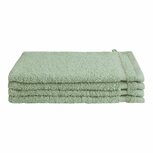Byrklund Washandjes 16x21 cm 4 Stuks Jade/Katoen