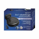 Nexxt 3in1 Robotstofzuiger met Dockingstation Zwart