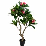 Kunstplant Plumeria 75x150 cm Roze/Groen