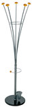 Alco AL-2803 Kapstok Metaal Zilver 5 Haken, Incl. Paraplustandaard