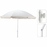 Pro Beach Parasol Aruba met Franjes 180 cm Ecru