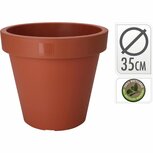 Ecken &amp; Kanten Bloempot 35 cm Plastic/Terracotta