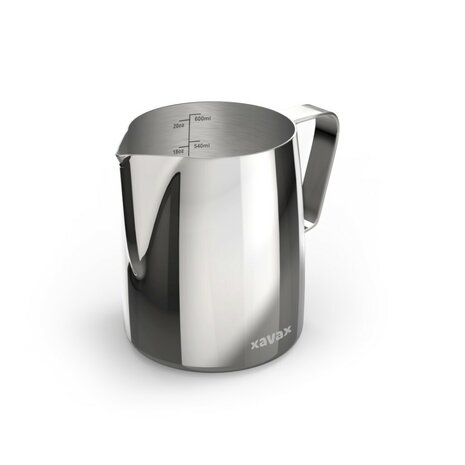 Xavax Barista Melkkannetje 600 ml + Latte Art Pen RVS