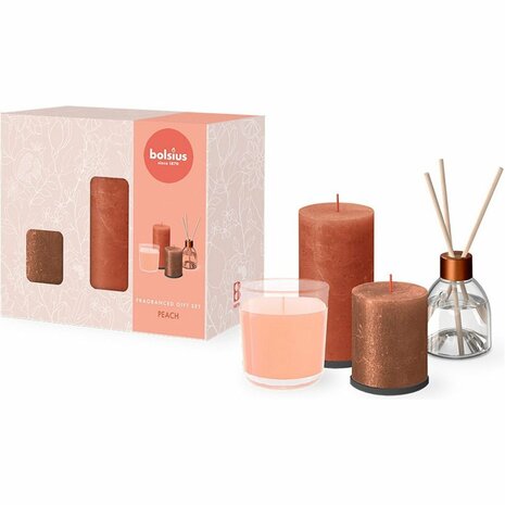 Bolsius Giftset Juicy Bliss Perzik 6-delig
