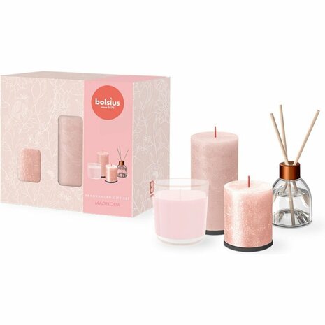 Bolsius Giftset Whispers of Bloom Magnolia 6-delig