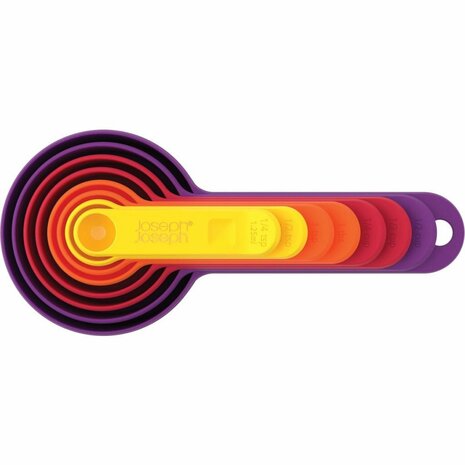 Joseph Joseph Nest Maatlepels Paars/Geel/Oranje/Rood